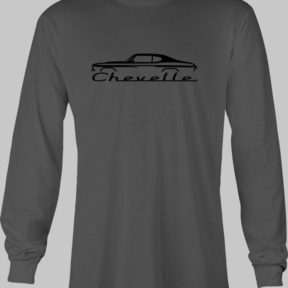 Chevrolet Chevelle Retro Long Sleeve T-Shirt - chevy camaro ss rs - Picture 5 of 5